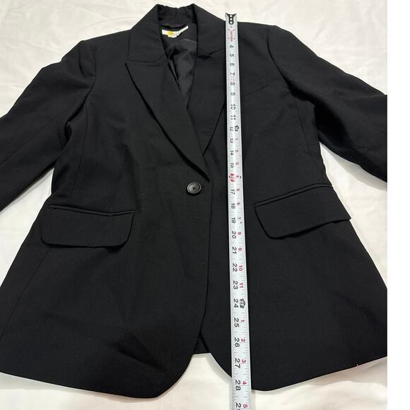 Boden Women 10 Black Tailored Blazer Office Career Elegant Classic Single Button - Picture 12 of 12